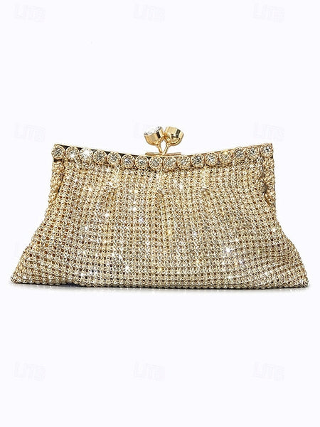 Sage Green Rhinestone Women's Vintage Clutch – Purse FashionChic