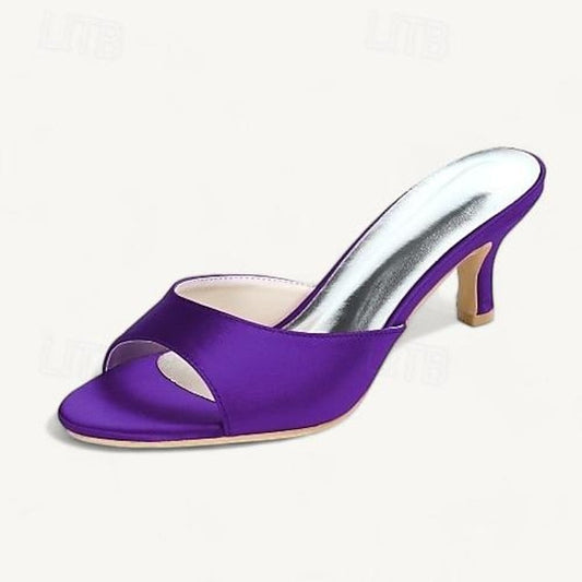 Shoes Sandals Toe Kitten Wedding Heel Women's Open FashionChic