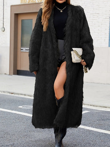 Fur Women's Comfortable Faux Coat Warm Furs FashionChic