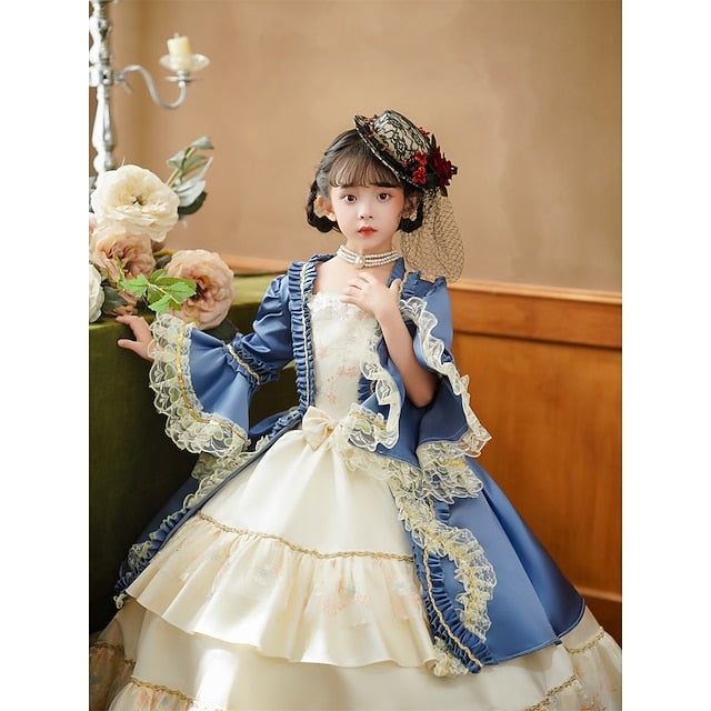 Inspired Vintage Party Gothic Dress Masquerade Costume Rococo FashionChic