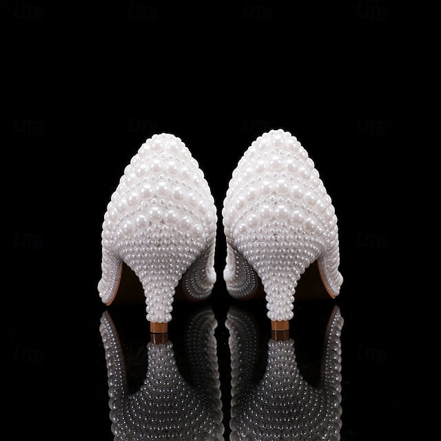 Shoes Wedding White Women's Dress Party FashionChic