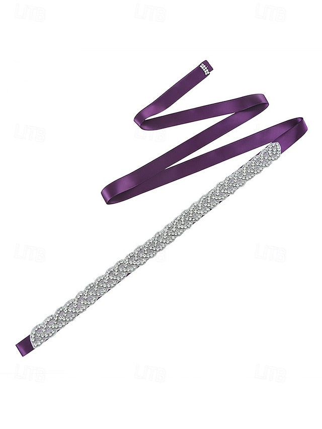 Wedding Waistband Crystal Rhinestone Bridal – Dress Elegant FashionChic