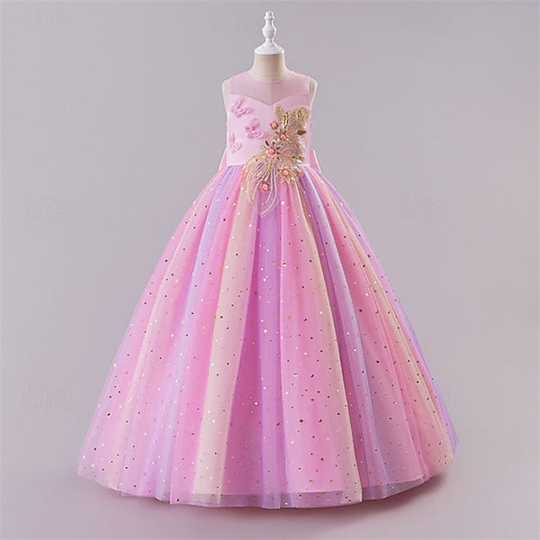 Girls' Princess Dress Flower Kid's Girl FashionChic