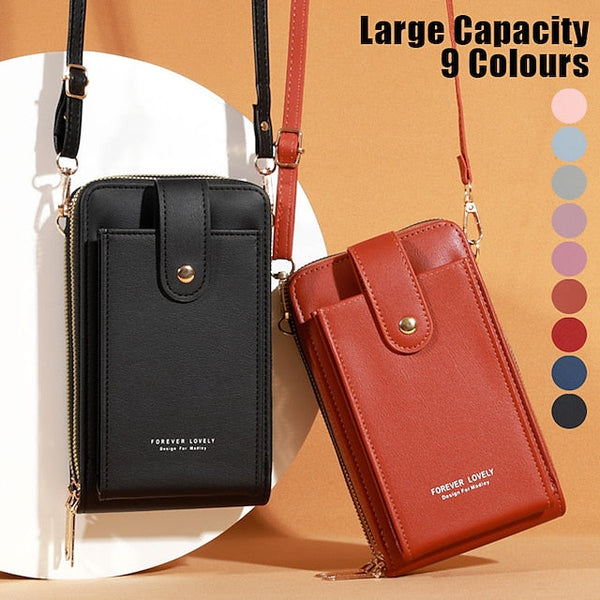 Mobile Phone PU Women's Bag Shoulder Crossbody FashionChic