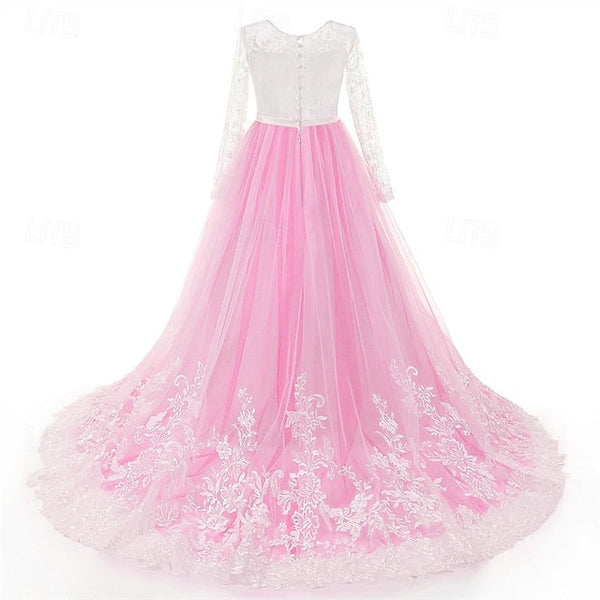 Dress Girls' Kid's Girl Flower Princess FashionChic