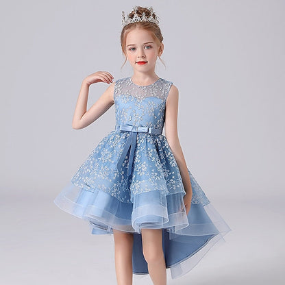 Girl Girls' Princess Party Flower Dress FashionChic