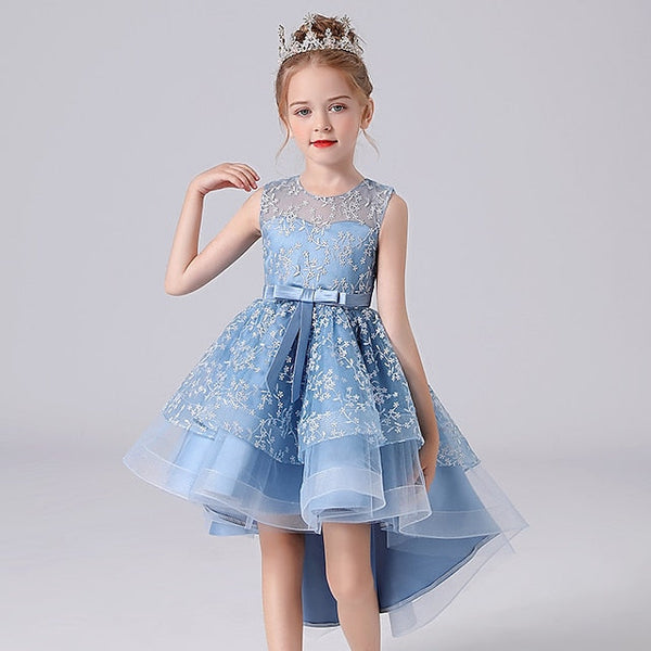 Girl Girls' Princess Party Flower Dress FashionChic