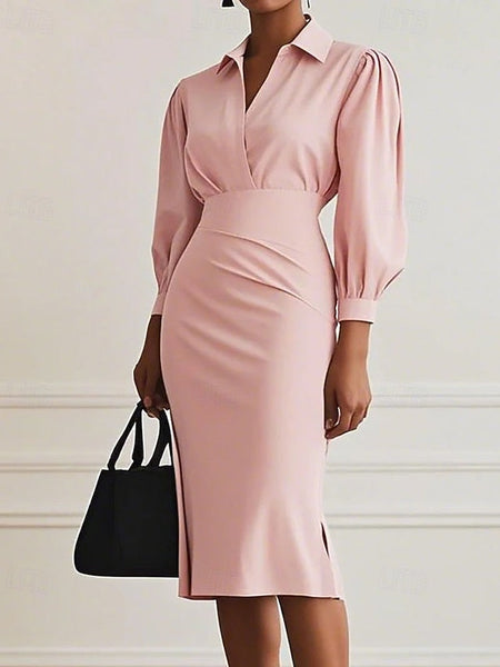 Women's Long Dress Maxi Dress Black Dress Sheath Dress FashionChic