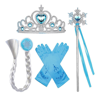 Party Theme Flower Frozen Elsa Dress Girl Princess Fairytale FashionChic