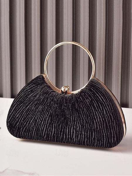 Women's Christmas Elegant – Handbag Velvet Party Red FashionChic