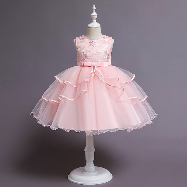 Sequin Girls' Sleeveless Dress Girl Flower Kids FashionChic