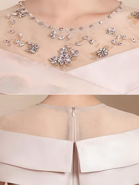 Simple of Crew Tea Bride Length Elegant Vintage the Dress Mother FashionChic