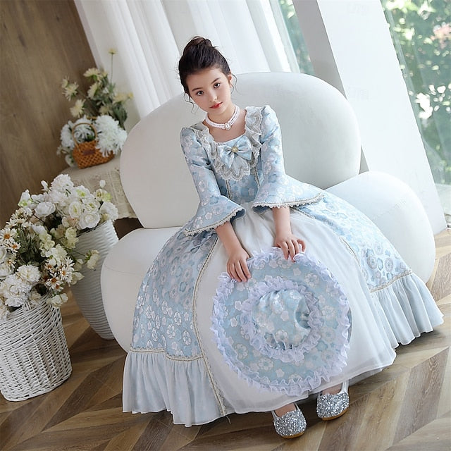Dress Girl Rococo Gothic Masquerade Inspired Vintage Flower FashionChic