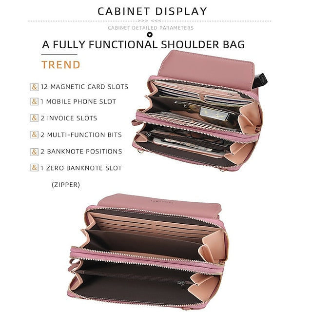 Bag Women's Shoulder Wallet Mobile Phone Crossbody FashionChic