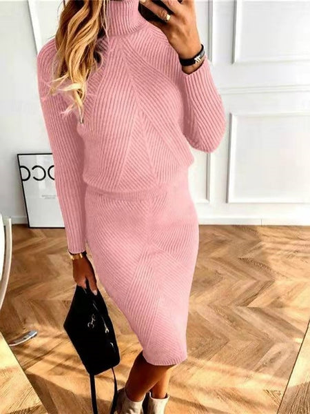 Women's Midi Dress Sweater Dress Casual Dress Sheath Dress