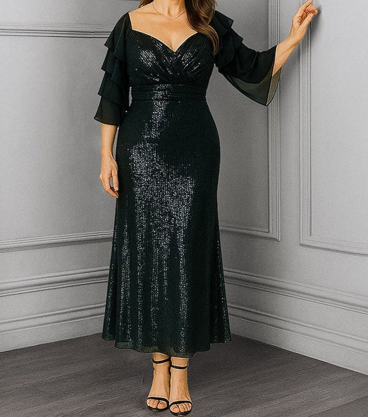 of Column Mother Sparkle Sheath the Bride Size / Plus Dress FashionChic