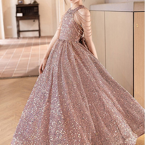 Kid's Girl Girls' Princess Dress Flower FashionChic