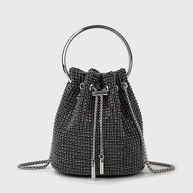 Women's PU Bag Chain Clutch Evening Wedding Leather Party FashionChic