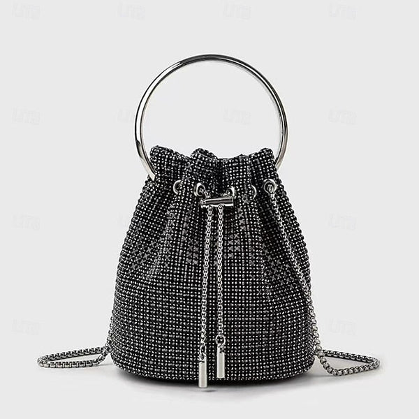 Women's PU Bag Chain Clutch Evening Wedding Leather Party FashionChic