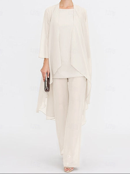 the Wedding Piece Bride Mother 3 Pantsuit Beach of FashionChic
