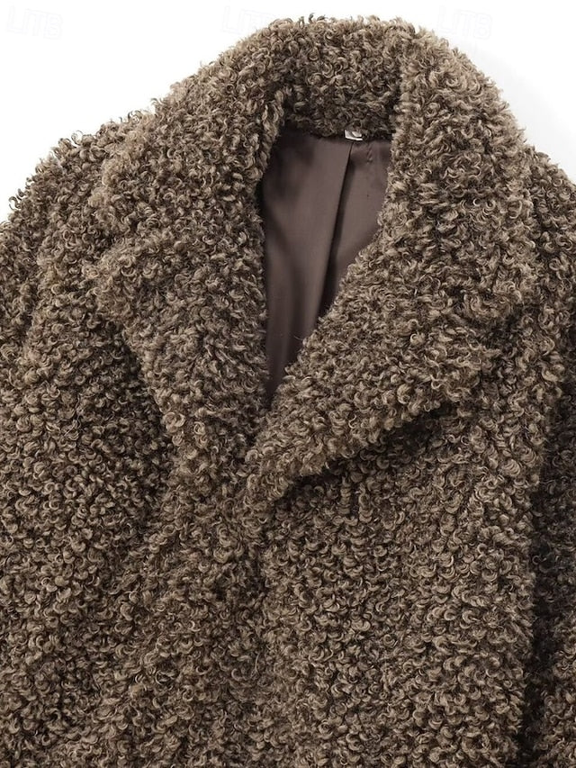 Faux Warm Teddy Comfortable Women's Coat Fur Furs FashionChic