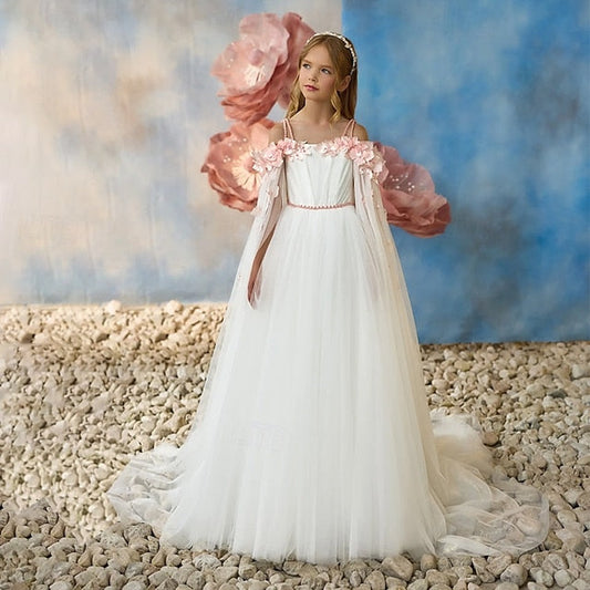 Flower Party Dress Girl Communion First Girls' FashionChic