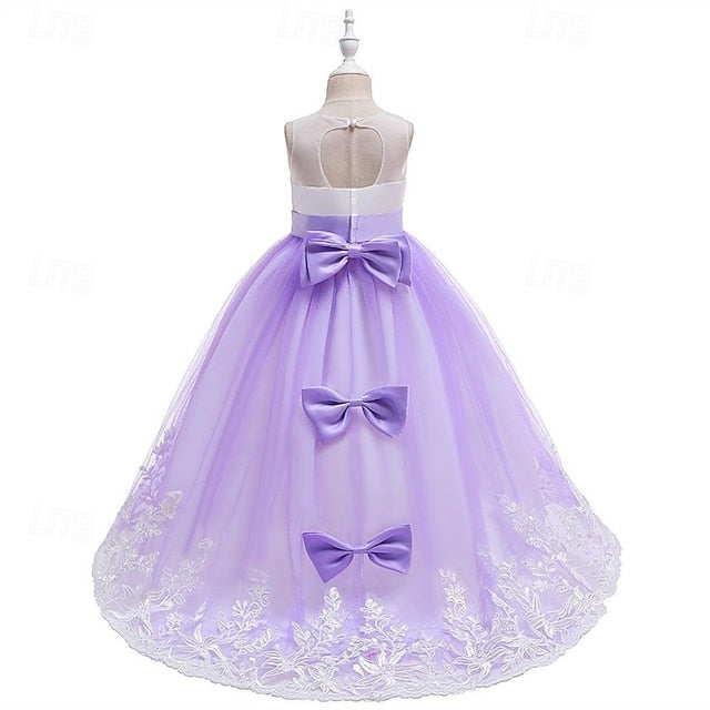 Kid's Girls' Girl Princess Dress Flower FashionChic