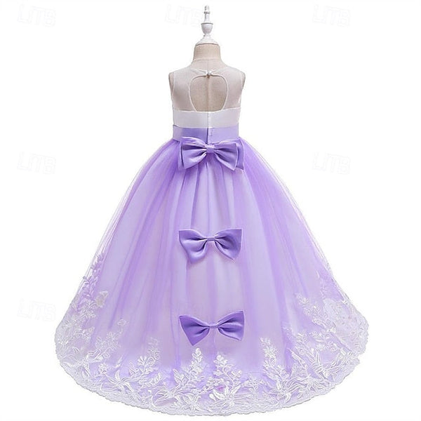 Kid's Girls' Girl Princess Dress Flower FashionChic