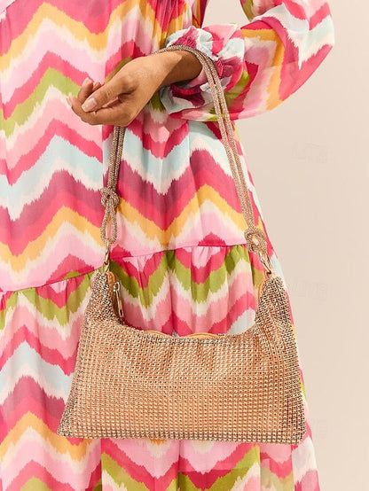 – Shoulder Women's Bag Elegant Handbag Rhinestone Evening FashionChic