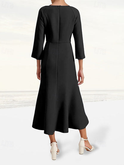 Blazer Mother the A-Line Dress Elegant Tuxedo Bride of FashionChic