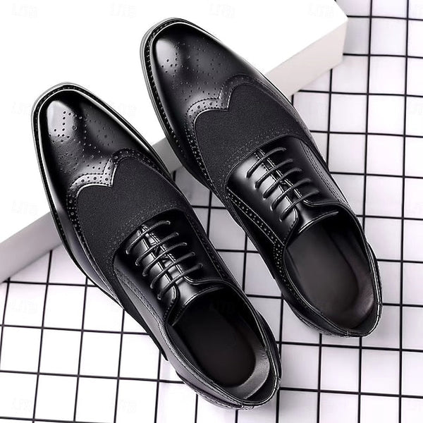 Brown – Wingtip Two-Tone Shoes Green and Men's in Oxford FashionChic