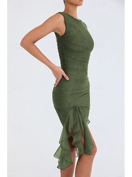 Women's Midi Dress Graduation Dress Cocktail Dress Wedding FashionChic
