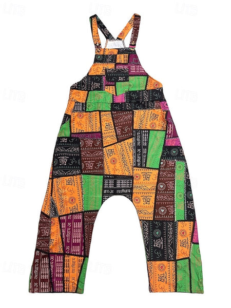 Women's Normal Jumpsuit Casual Floral Sleeveless U Neck