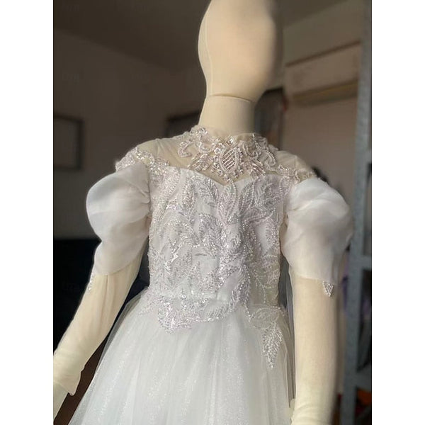 Girls' Girl Communion Party First Kids Flower Dress FashionChic