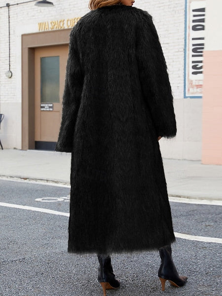 Fur Women's Comfortable Faux Coat Warm Furs FashionChic