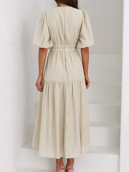 Women's Maxi Dress Casual Dress A Line Dress Stylish Basic