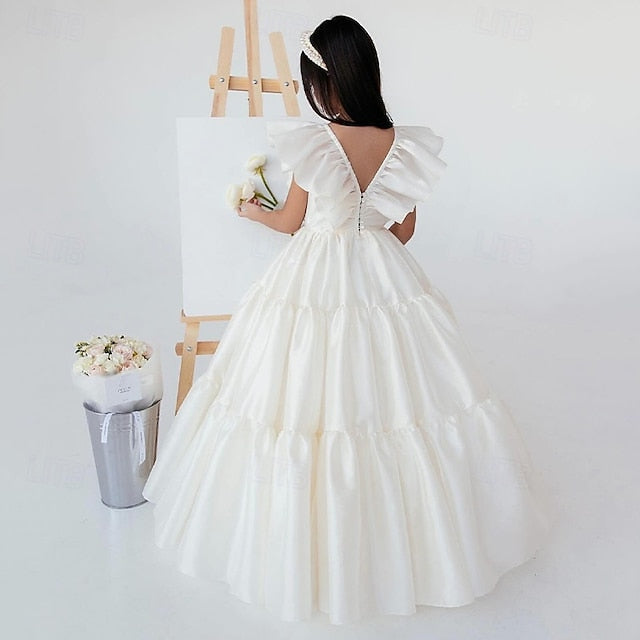 Girls' Dress Flower Girl First Communion Formal FashionChic