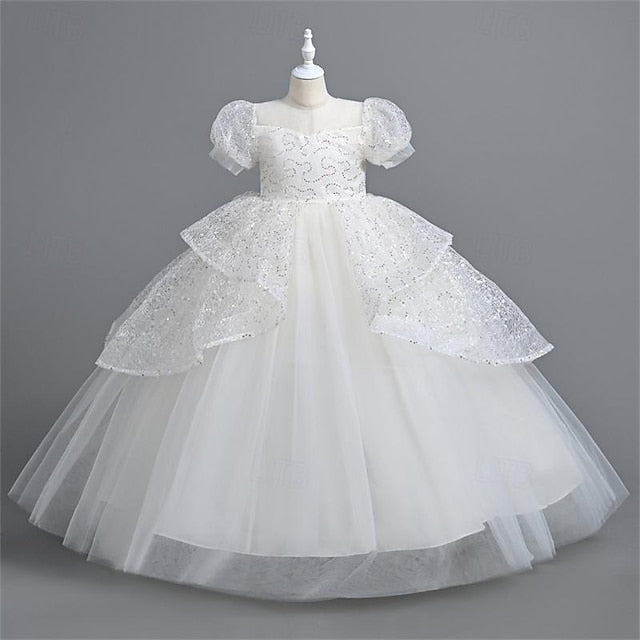 Party Flower Girls' Dress Performance Girl Wedding FashionChic