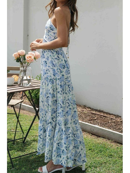 Women's Midi Dress Graduation Dress Floral Dress Fashion