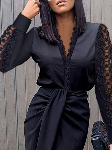 Women's Midi Dress Bodycon Dress Work Dresses Semi Formal