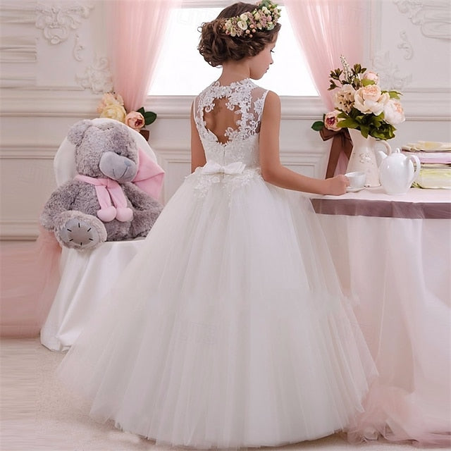 Girl Girls' Princess Kid's Dress Flower FashionChic