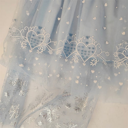 Princess Flower Elsa Cosplay Cloak Girl Frozen Dress FashionChic