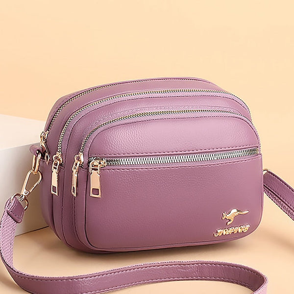 Leather Bag Dome Crossbody Shoulder PU Women's FashionChic