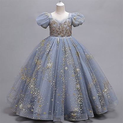 Princess Girls' Girl Kid's Flower Dress FashionChic