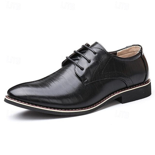 Oxfords Shoes Dress Business Men's Classic Derby FashionChic