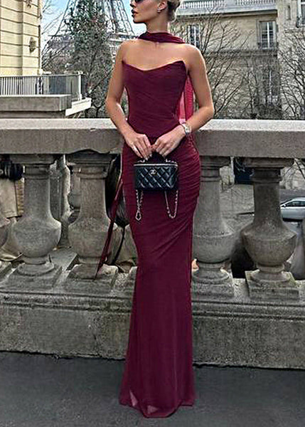 Set Tulle Two Pieces And Skirts Slim Blue Tops Fit Strapless FashionChic