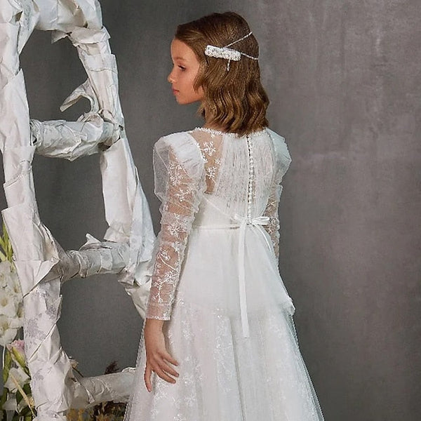 Dress Girl First Princess Gown Girls' Formal Flower FashionChic