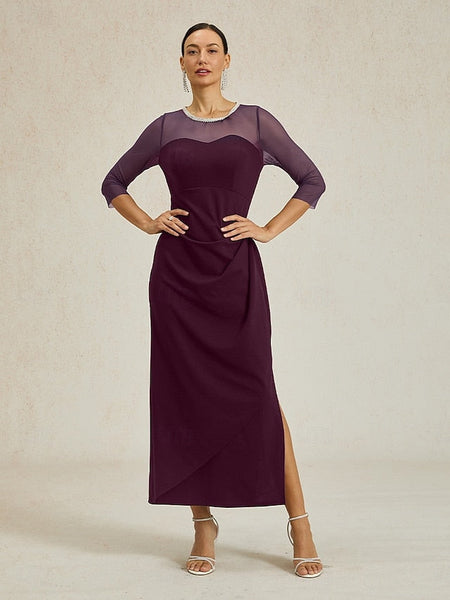Women's Maxi Dress Sheath Dress Elegant Party Formal Solid FashionChic