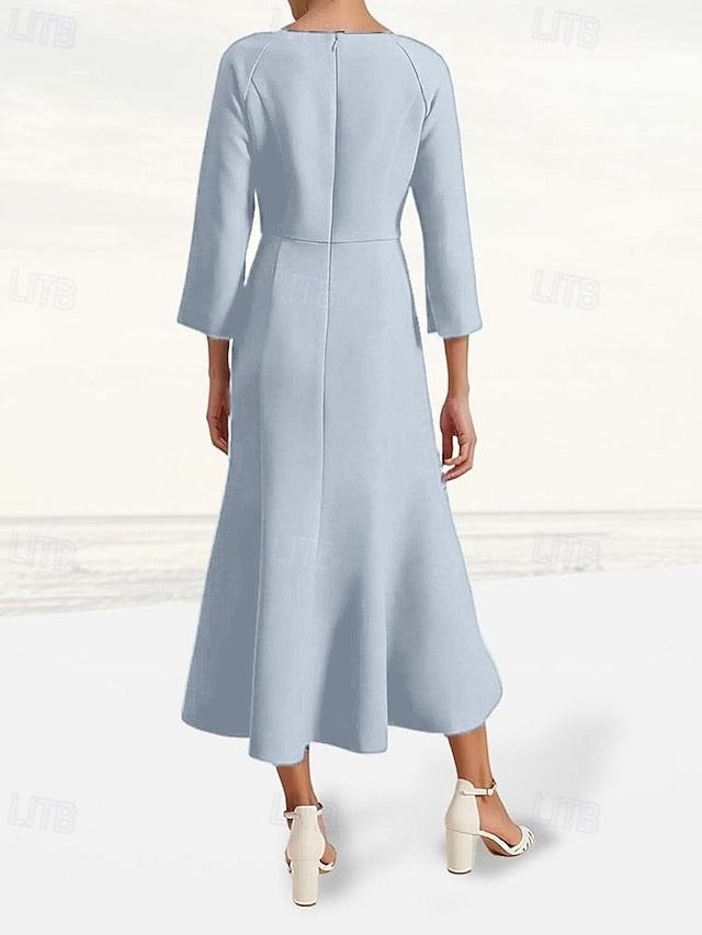 Blazer Mother the A-Line Dress Elegant Tuxedo Bride of FashionChic