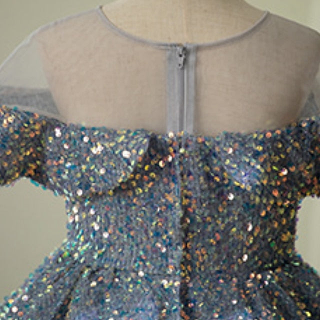 Girl Flower Gown Evening Party Girls' Dress FashionChic